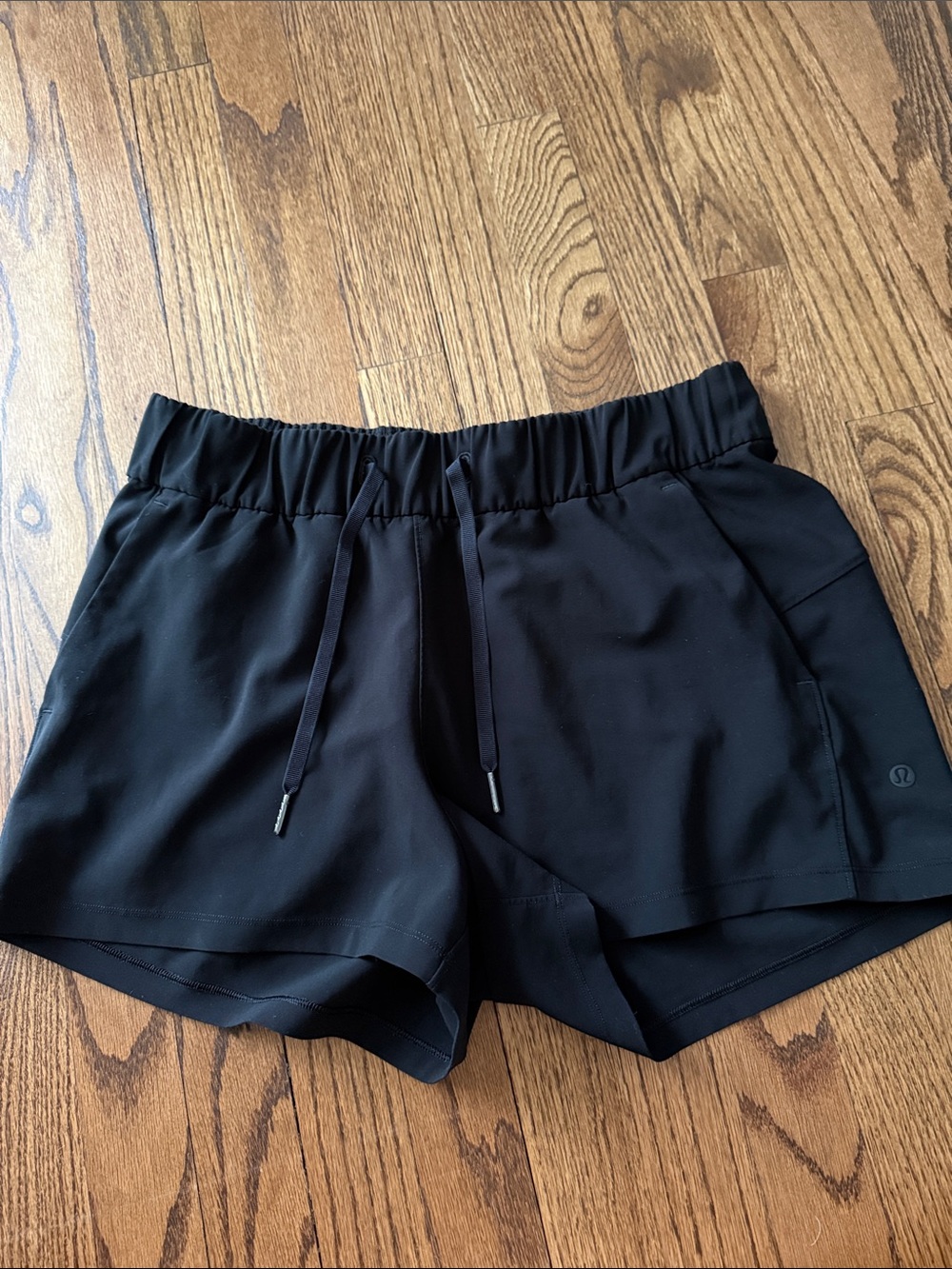 lululemon athletica Black Athletic Drawstring no liner Shorts